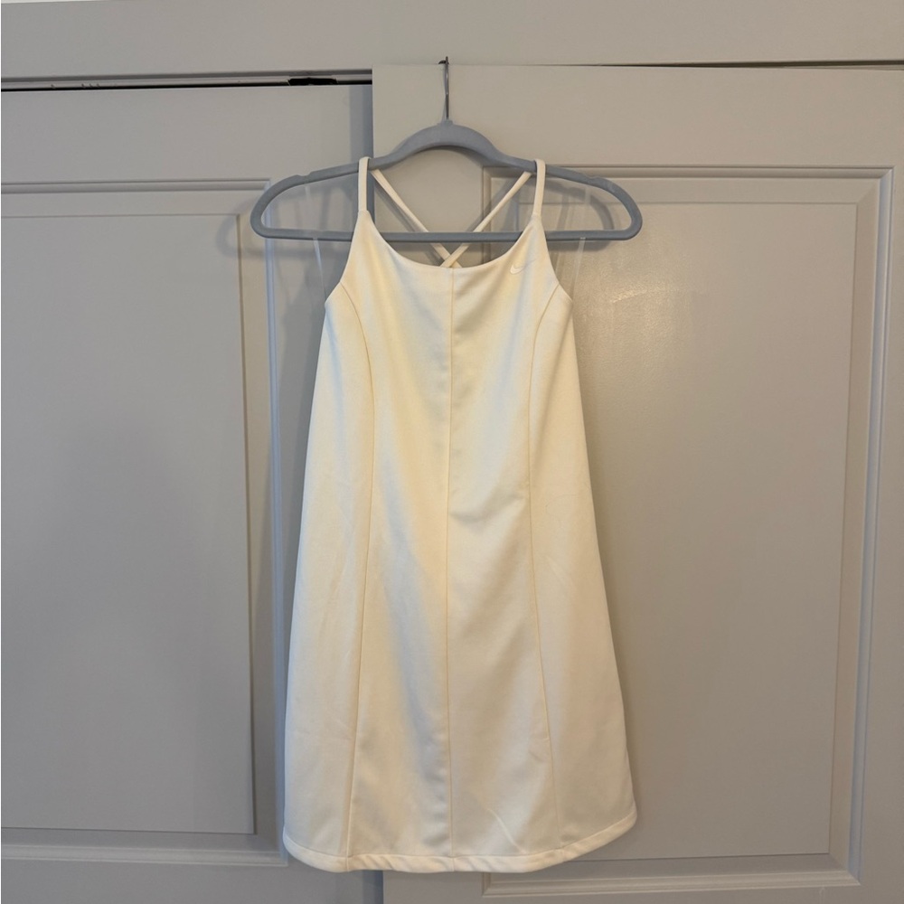NWOT Nike Pale Yellow Sporty Dress, small